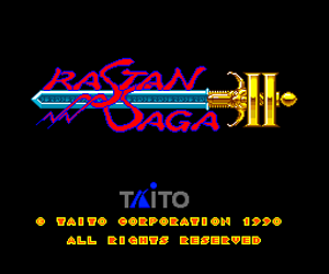 Rastan Saga II (Japan) Screenshot